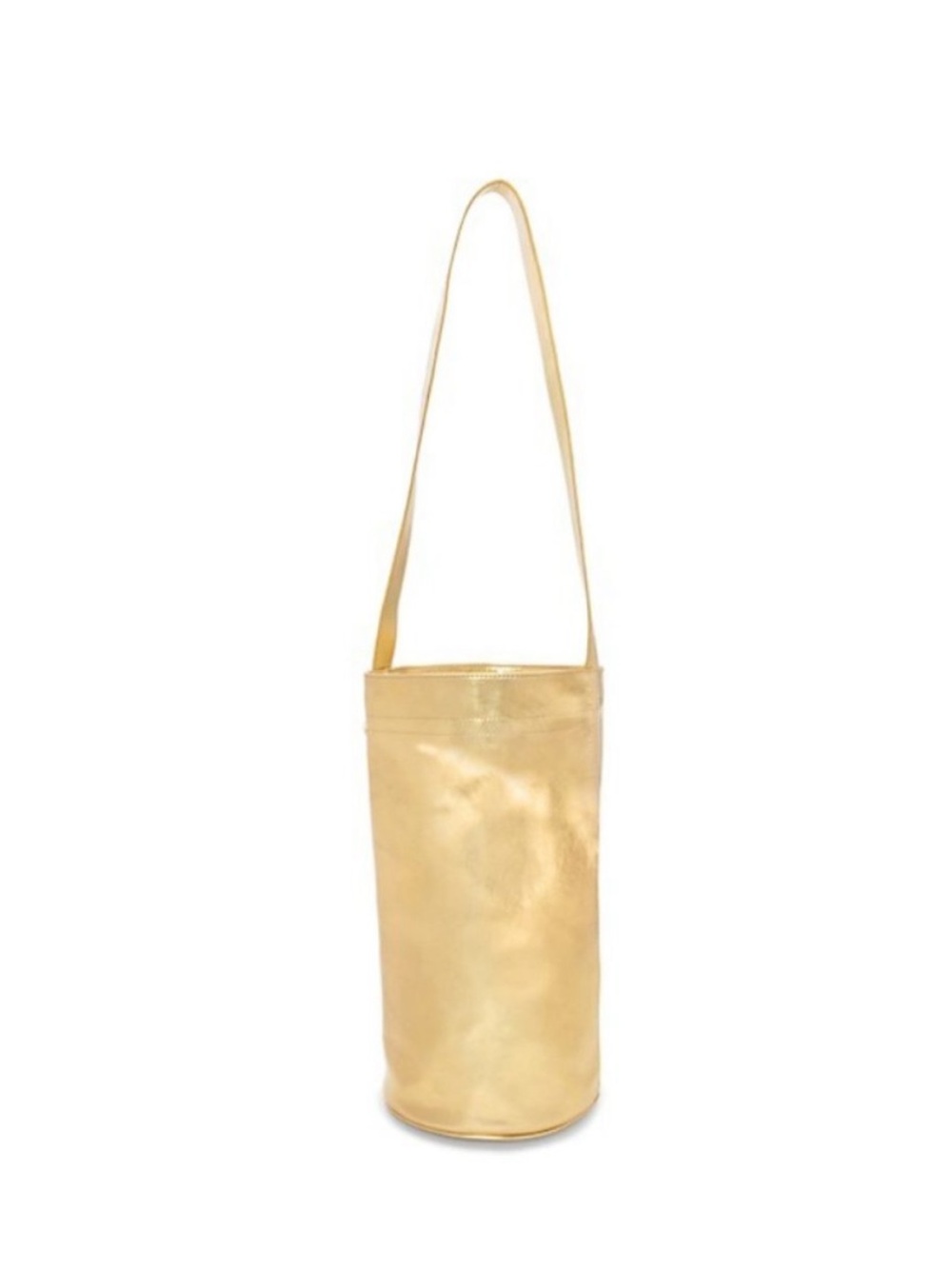 ban.do Metallic Gold Satin Yoga Mat Bag